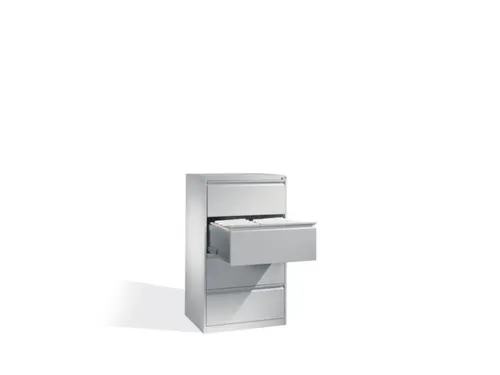 Hangmappenkast Hxbxd 1357x787x590mm 4 Laden Twee Banen Ral7035