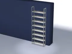 dossierstelling,grondveld,HxBxD 2900x1000x300mm,vaklast 60kg