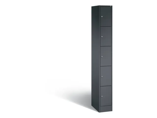 lockerkast,HxBxD 1950x240x480mm,romp RAL7021,front RDS1108060