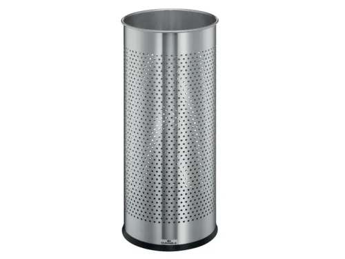 prullenmand,28,5l,HxØ 620x260mm,romp RVS,geperforeerd,vloerring