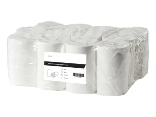 Poetsrol Mini Coreless Cellulose Wit 1-laags Pallet 48x12 Rol - 2