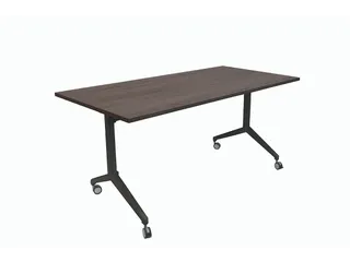 Schaffenburg Klaptafel 140x80cm Blad Logan Eik 25mm Frame Zwart - 1