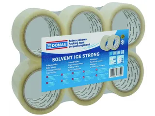 Donau Solvent verpakkingstape PP 48mmx60m 42 micron transparant - 3