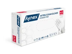 Handschoen Comfort nitril maat XL blauw poedervrij 100 stuks
