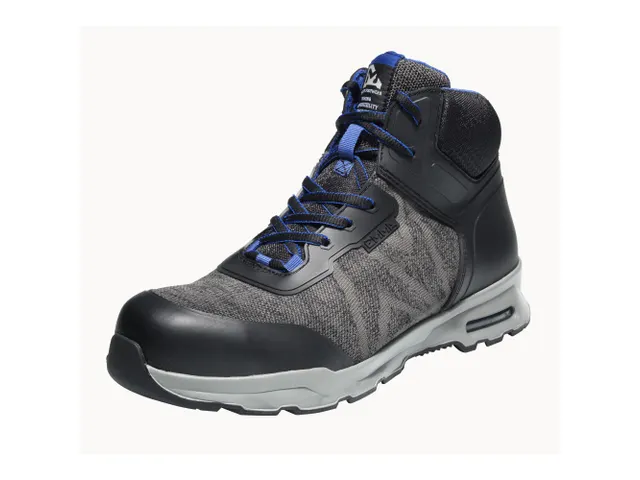 Chaussures de sécurité Emma New York S1P, SRC, ESD, gris/noir, point