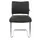 Bezoekersstoel Antraciet Stof Zitting 450x480x450mm Sledeframe