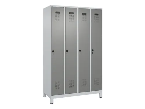 locker voor scheiding van kleding,HxBxD 1950x1200x500mm,4vak