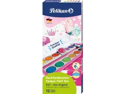 verfdoos 735/K12, glitter roze, 12 napjes