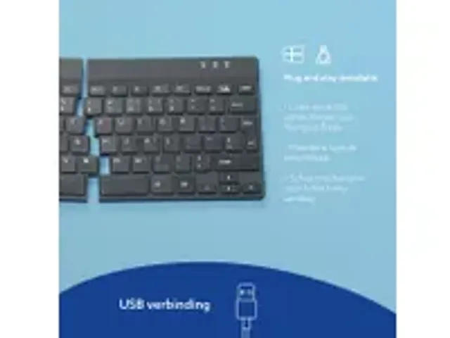 OUTLET Split Break V2 ergonomisch toetsenbord Qwerty US Zwart bedraad