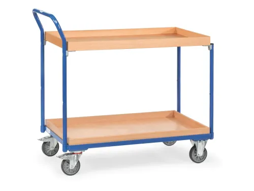 Lichte Tafelwagens 3760 300kg 2 Etages 850x500mm Houten Plaat