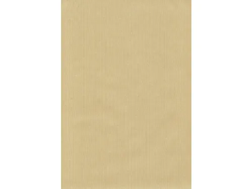 Inpakrol kraftpapier 500x70cm bruin gestreept, 60 grams.