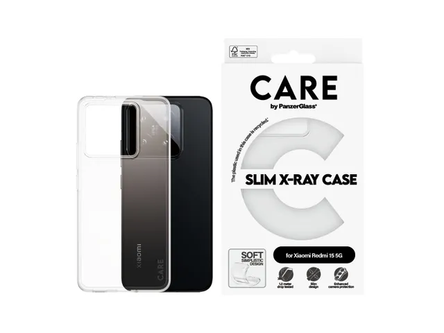PanzerGlass CARE by X-Ray Case Xiaomi Redmi 15 5G, Hoes, Xiaomi,