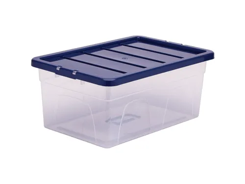 Opbergbox 38 Liter Transparant Blauw