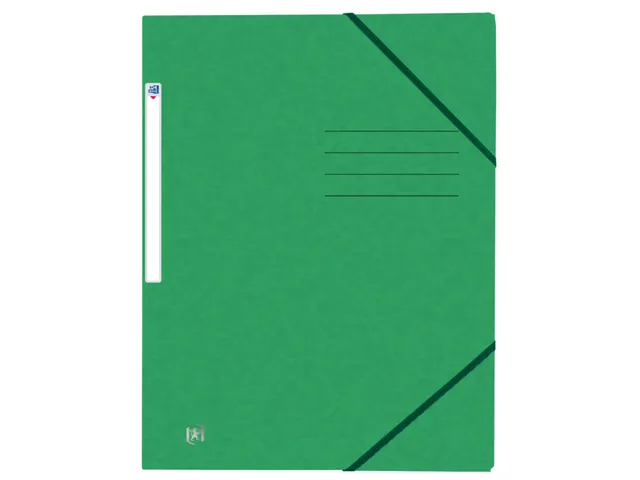 Elastomap Oxford Top File+ A4 groen karton
