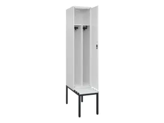 locker voor scheiding van kleding,HxBxD 2120x400x815mm,1vak - 2