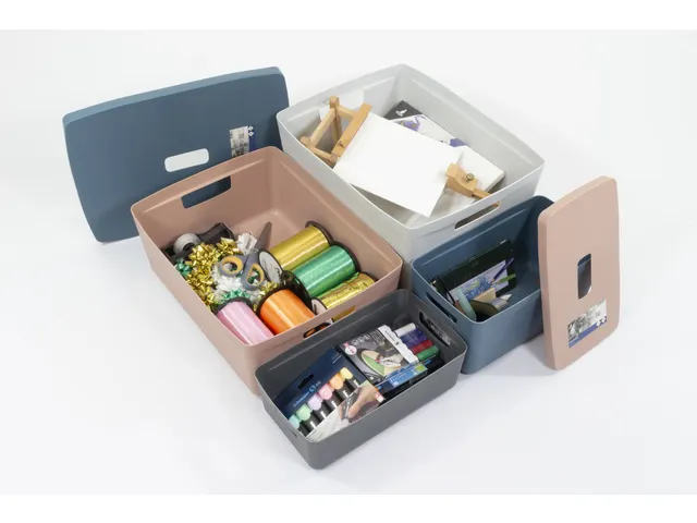 Opbergbox Kangaro 20 liter PP antraciet