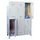 Garderobekast 1850x1230x500mm 3x2 Vakken Klinksluiting Poten Ral7035