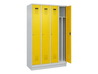 locker voor scheiding van kleding,HxBxD 1950x1200x500mm,4vak - 1