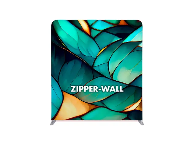 Beurswand Zipper-Wall Straight Basic 200x230cm