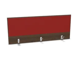 opzetpaneel bureau aanbouw achter NV bruin hickory BN4011-rood 1400mm