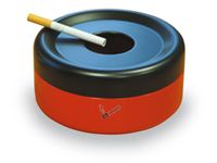 Veiligheids Tafelasbak Staalpl. 0 2l Hxd 40x90mm Poedergecoat Rood
