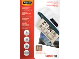 Fellowes Lamineerhoes Capture A4 250 Micron glanzend