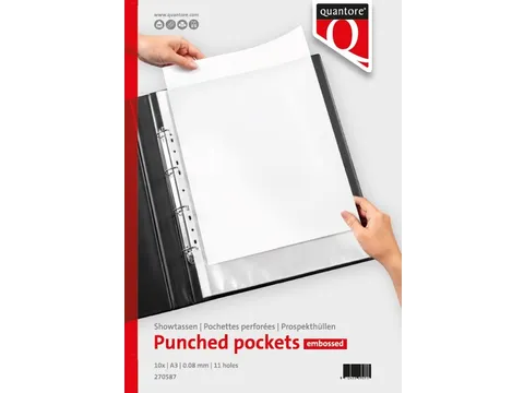 Showtas Quantore A3 11R PP 0,08 nerf staand Voordeelbundel