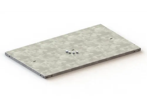 legbord,v. inhaakstelling,BxD 1000x600mm,vakl. 80kg,m. lengtekanaal
