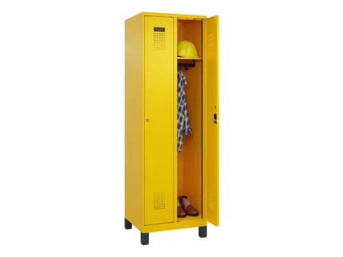 locker,HxBxD 1950x600x500mm,2vak,vak B 300mm,cil.-slot,voeten