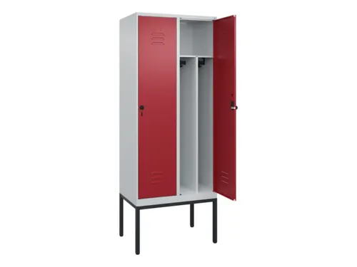 locker voor scheiding van kleding,HxBxD 2120x800x500mm,2vak