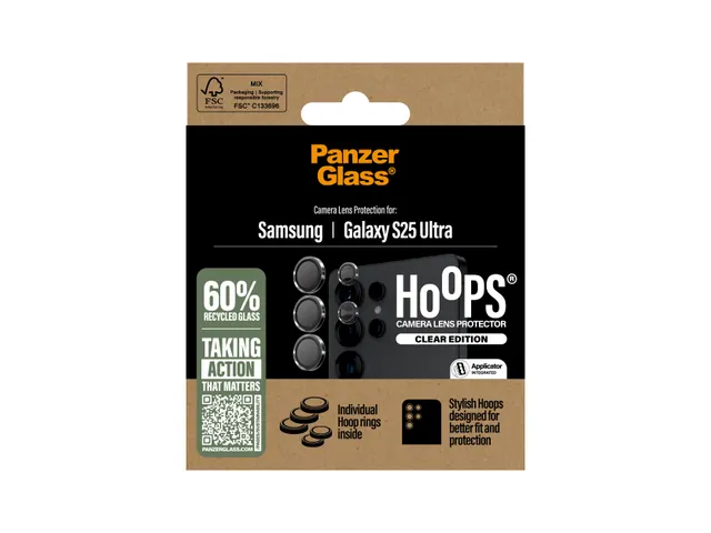 PanzerGlass Hoops Camera Lens Protector Transparent Samsung Galax