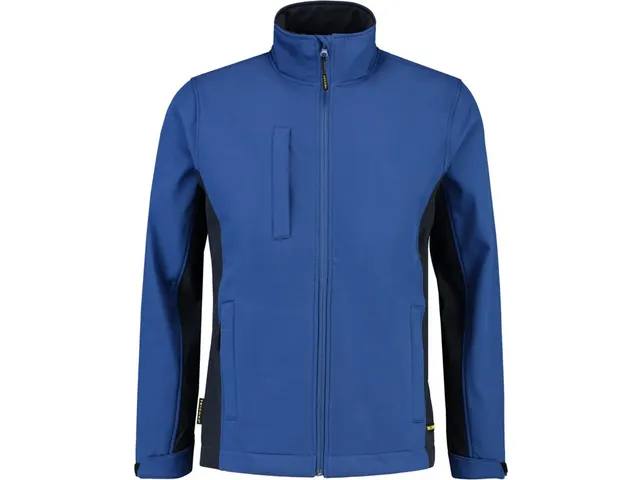 Tricorp 402002 TJ2000 Bicolor softshell, rood/blauw/marineblauw, maat