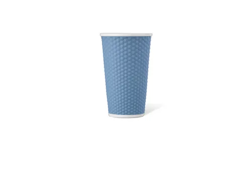 Beker porselein Les Artistes Paris 450ml met siliconen grip Blauw
