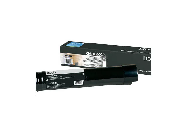 Cartouche Toner Lexamrk X950x2KG Noir