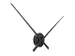 Wandklok NeXtime dia. 70cm zwart 'Hands'