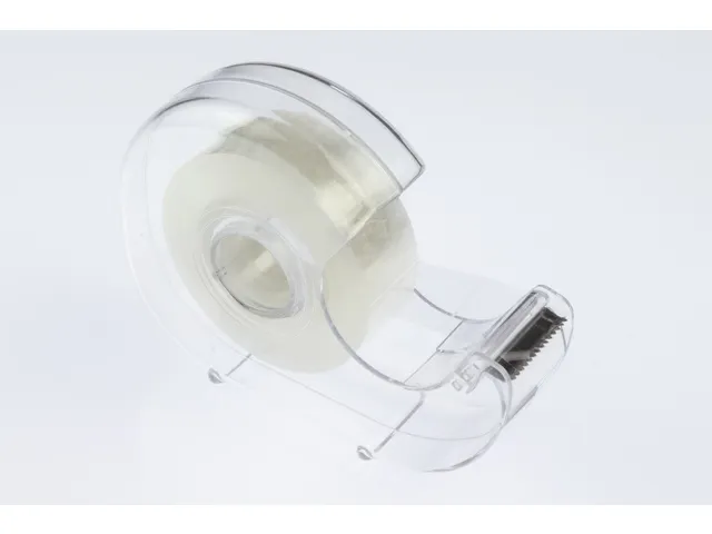 Plakbandhouder Kangaro kern 25 mm transparant met tape 19mmx33m