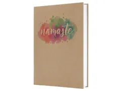 Carnet Jolie Pure A5 kraft Pure Namaste, ligné, couverture rigide, 19