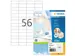 HERMA 4273 Premium etiketten A4 52,5x21,2mm Wit 5600 stuks