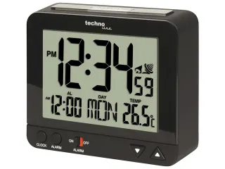 Wekker Technoline WT 195 95x80x32mm zwart - 2
