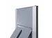 Brochurerek Totem Zilver Met Stalen Legplanken