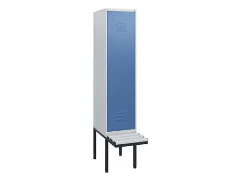 locker met bank,HxBxD 1950x400x815mm,1vak,vak B 400mm,cil.-slot