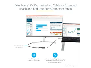 USB C naar DisplayPort Adapter - 8K/4K 60Hz USB-C naar DisplayPort 1.4 - 5