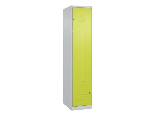 Z-garderobekast,HxBxD 1850x400x500mm,vak B 200/400mm,cil.-slot