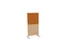 cloison de séparation,Hxl 1545x800mm,NE-érable,BN3005-jaune