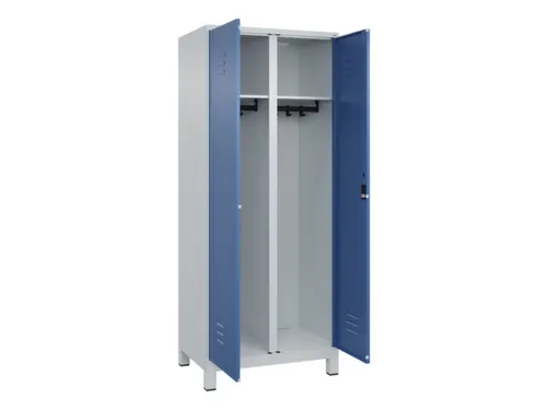 locker voor scheiding van kleding,HxBxD 1850x800x500mm,2vak