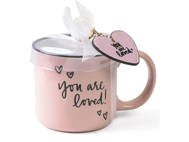 Giftset Èccolo DL mok 580ml en sleutelhanger You are Loved