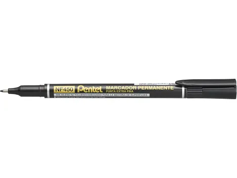 Pentel NF450-A Permanente marker Extra Fijne punt 1,2mm Zwart