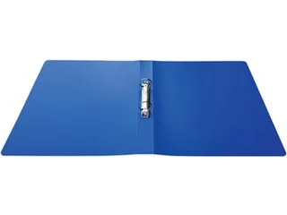 ringmap, voor ft A4, uit PP, 2 ringen van 25mm, blauw - 4