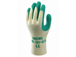 Showa Grip 310 mechanische latex handschoenen, groen, maat XL, per 10