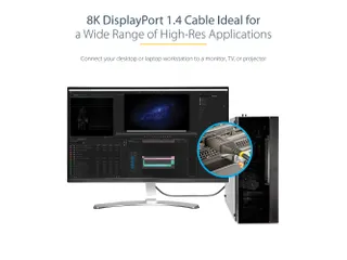 5 Meter VESA Gecertificeerde DisplayPort 1.4 Kabel - 9
